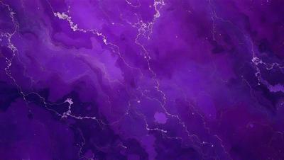 Purple, blue, and white colors dominate the image, creating a vibrant and lively atmosphere. The primary subject is a purple and blue marbled wall, which serves as the backdrop for the scene. The visual style appears to be a combination of digital art and illustration, with the marbled wall and the purple and blue colors giving the image a unique and artistic appearance.