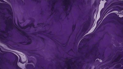 The primary subject of the image is a purple background with a swirling pattern. The setting is a purple surface, and the visual style appears to be a digital art or illustration. The dominant colors in the image are purple and blue, creating a calm and soothing atmosphere.
