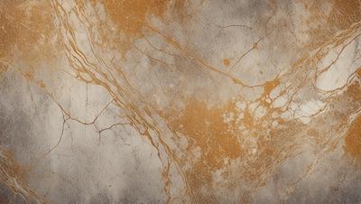 The primary subject of the image is a wall with a yellowish-brown color, possibly resembling a marble or stone texture. The setting is a room with a stone-like surface, and the visual style appears to be a photo. The colors and mood of the image are warm and earthy, creating a cozy and inviting atmosphere.