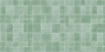 The primary subject of the image is a green tile wall. The setting is a room with a green tile wall, which serves as the background. The visual style is a close-up of the green tile wall, showcasing its texture and pattern. The dominant colors are green, and the overall atmosphere is clean and organized.