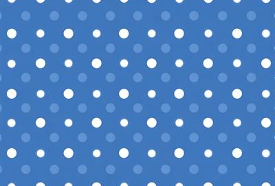 The primary subject of the image is a blue background with a pattern of white dots. The setting appears to be a digital art or illustration, as the dots are evenly spaced and create a visually appealing design. The visual style is a combination of a photo and a pattern, as the dots are arranged in a way that resembles a photograph. The colors and mood of the image are predominantly blue and white, creating a calm and serene atmosphere.