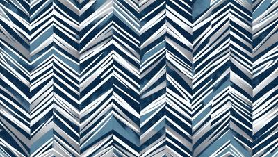 The primary subject of the image is a blue and white striped pattern. The setting is a blue and white striped background, which creates a visually striking contrast with the pattern. The visual style is a combination of a photo and digital art, as the pattern appears to be a digital design. The colors and mood of the image are predominantly blue and white, giving it a clean and modern appearance.