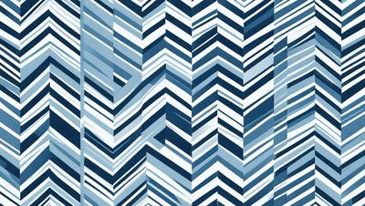 The primary subject of the image is a blue and white striped pattern. The setting is a blue background, and the visual style appears to be a digital art or illustration. The dominant colors are blue and white, creating a calm and soothing atmosphere.