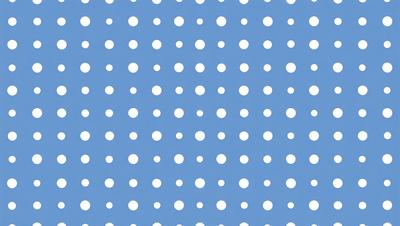 The primary subject of the image is a blue background with a pattern of white dots. The setting appears to be a clear sky, and the visual style is a combination of a photo and a digital art. The colors are predominantly blue and white, creating a calm and serene atmosphere.