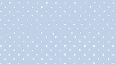 The primary subject of the image is a pattern of white dots on a blue background. The setting is a large, empty space with no visible objects or people. The visual style is a combination of digital art and illustration, creating a clean and modern appearance. The colors are predominantly white and blue, giving the image a calm and serene atmosphere.