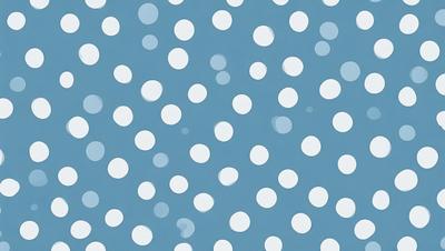 The primary subject of the image is a blue background with a pattern of white snowflakes. The setting is a winter scene, and the visual style is a digital art or illustration. The dominant colors are blue and white, creating a calm and serene atmosphere.