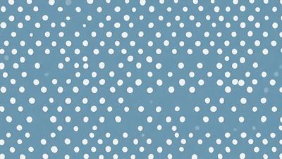 The primary subject of the image is a blue sky filled with white snowflakes. The setting is a winter scene, and the visual style is a digital art or illustration. The dominant colors are blue and white, creating a calm and serene atmosphere.