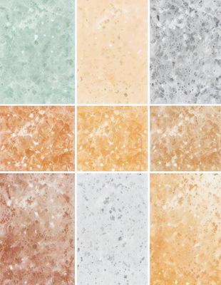 The image features a variety of marble-like textures in different colors, showcasing a diverse range of patterns and textures. The primary subject is the marble-like textures, which are displayed in a patterned arrangement. The setting is a backdrop of marble-like textures, creating a visually appealing and unique design. The visual style is a combination of digital art and illustration, as the textures are digitally created and displayed in a visually engaging manner. The colors and mood of