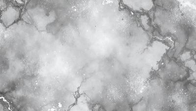 The primary subject of the image is a large, white, and gray marble wall. The setting is a stone wall, which adds to the overall atmosphere. The visual style is a combination of a photo and digital art, creating a unique and intriguing appearance. The colors and mood of the image are predominantly white and gray, giving it a clean and minimalist feel.