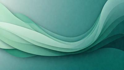 The primary subject of the image is a large, colorful wave. The wave is depicted in a digital art style, with a blue background and a green and white color scheme. The wave appears to be a part of a larger ocean scene, and its vibrant colors and dynamic shape create a sense of movement and energy.