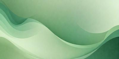 The primary subject of the image is a large, curved wave with a green hue. The wave is the main focus of the image, and it appears to be a digital art or illustration. The setting is a green background, which adds to the overall atmosphere of the image. The colors and mood of the image are predominantly green, creating a sense of calmness and tranquility.
