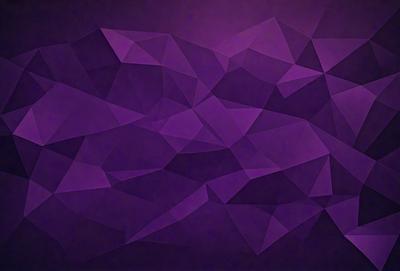 The primary subject of the image is a purple geometric pattern. The setting is a dark purple background, which creates a contrast with the pattern. The visual style is a combination of digital art and illustration, as the pattern is intricate and detailed. The dominant colors are purple and black, giving the image a moody and artistic atmosphere.