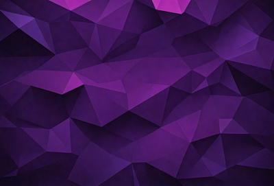 Purple, geometric shapes, purple background, digital art.