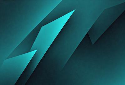The primary subject of the image is a blue and white geometric pattern. The setting is a dark blue background, which contrasts with the lighter blue and white pattern. The visual style is a digital art or illustration, creating a modern and abstract appearance. The dominant colors are blue and white, giving the image a calm and sophisticated mood.
