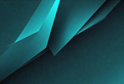 The primary subject of the image is a blue, geometric shape, which appears to be a part of a larger structure. The setting is a dark blue background, which contrasts with the bright blue shape. The visual style of the image is a combination of digital art and illustration, creating a unique and intriguing design. The dominant colors in the image are blue, with the geometric shape being the most prominent, and the dark blue background providing a striking contrast. The overall atmosphere of the image is one of creativity and artistic expression.