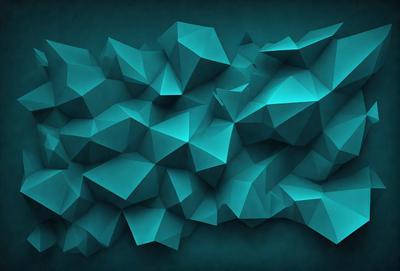 The primary subject of the image is a blue and white geometric pattern. The setting is a dark blue background, which creates a contrasting and visually striking effect. The visual style is a combination of digital art and illustration, as the pattern is intricately designed and detailed. The dominant colors are blue and white, which evoke a sense of calmness and sophistication.