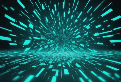 The primary subject of the image is a blue, swirling, and spiraling pattern. The setting is a dark background, which contrasts with the bright blue pattern. The visual style appears to be a digital art or illustration, as the pattern is intricate and detailed. The colors and mood of the image are predominantly blue, creating a sense of depth and movement.