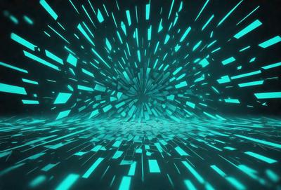 The primary subject of the image is a blue, swirling, and spiraling pattern. The setting is a dark background, which contrasts with the bright blue pattern. The visual style appears to be a digital art or illustration, as the pattern is intricate and detailed. The colors and mood of the image are predominantly blue, creating a sense of depth and movement.