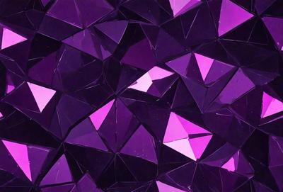 The primary subject of the image is a purple and pink geometric pattern. The setting is a purple and pink background, which creates a visually striking contrast with the pattern. The visual style of the image is a digital art or illustration, as it features a complex and intricate design. The dominant colors in the image are purple and pink, creating a warm and vibrant atmosphere.