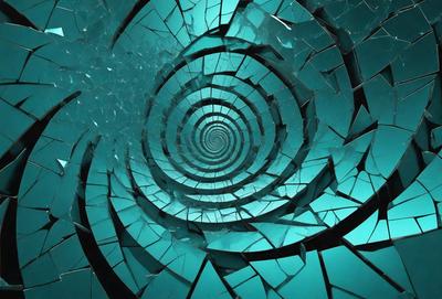The primary subject of the image is a spiral pattern, which is the main object, scene, or focus of the image. The spiral pattern is set against a blue background, creating a visually striking contrast. The spiral pattern is depicted in a digital art style, giving it a modern and unique appearance. The overall atmosphere of the image is one of intrigue and fascination, as the viewer is drawn into the depths of the spiral pattern.