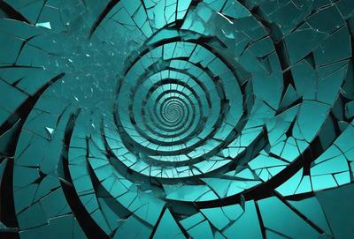 The primary subject of the image is a spiral pattern, which is the main object, scene, or focus of the image. The spiral pattern is set against a blue background, creating a visually striking contrast. The spiral pattern is depicted in a digital art style, giving it a modern and unique appearance. The overall atmosphere of the image is one of intrigue and fascination, as the viewer is drawn into the depths of the spiral pattern.