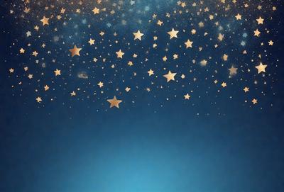 The primary subject of the image is a night sky filled with stars. The setting is a dark, star-filled sky, and the visual style is a digital art or illustration. The colors and mood of the image are predominantly dark and serene, with the stars providing a sense of wonder and tranquility.