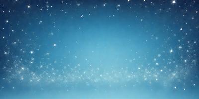 The primary subject of the image is the night sky, which is filled with stars. The setting is a dark blue background, creating a contrasting and serene atmosphere. The visual style is a combination of a photo and digital art, as the image captures the beauty of the night sky with a touch of creativity. The colors and mood are predominantly dark and tranquil, with the stars providing a sense of wonder and peacefulness.