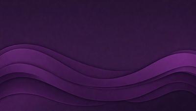 The primary subject of the image is a purple background with a wave-like pattern. The setting is a dark room, and the visual style appears to be a digital art or illustration. The dominant colors are purple and black, creating a moody and dramatic atmosphere.