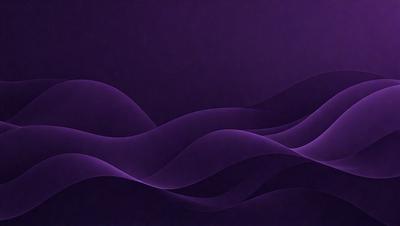 The primary subject of the image is a purple background with a wave-like pattern. The setting is a dark background, which contrasts with the purple wave. The visual style is a digital art or illustration, creating a unique and artistic appearance. The dominant colors are purple and black, giving the image a moody and dramatic atmosphere.
