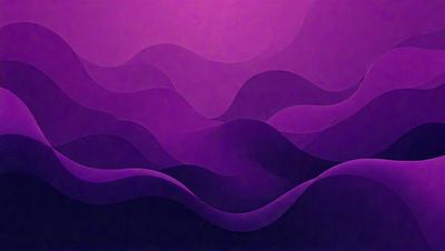 The primary subject of the image is a purple mountain range. The setting is a purple background, which creates a striking contrast with the mountain range. The visual style is a digital art or illustration, as the mountain range is depicted in a detailed and artistic manner. The dominant colors are purple and blue, giving the image a calm and serene atmosphere.