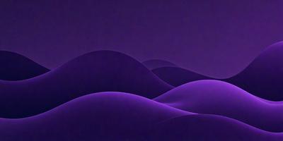 The primary subject of the image is a purple mountain range. The setting is a dark, purple sky, which creates a dramatic and moody atmosphere. The visual style is a digital art or illustration, as the mountain range is depicted in a stylized and artistic manner. The colors and mood of the image are predominantly purple, giving it a sense of mystery and depth.