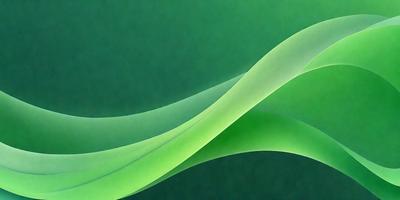 The primary subject of the image is a green, curved, and wavy line. The setting is a dark green background, which creates a contrast with the line. The visual style is a digital art or illustration, as the line appears to be a part of a larger design or pattern. The colors and mood of the image are predominantly green, giving it a calm and soothing atmosphere.
