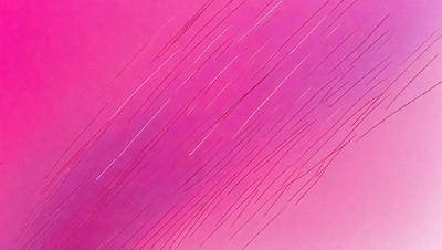 The primary subject of the image is a pink background with a pattern of white lines. The setting appears to be a pink wall, and the visual style is a combination of a photo and a drawing. The colors and mood of the image are predominantly pink and vibrant, creating a lively and energetic atmosphere.
