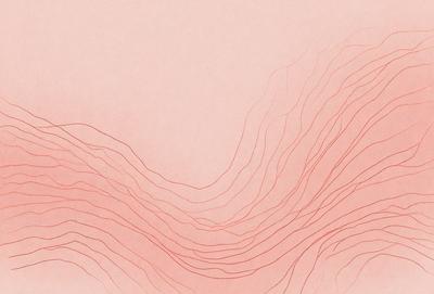 The primary subject of the image is a red, curved line that appears to be a drawing or a pattern. The setting is a pink background, which adds a contrasting color to the scene. The visual style of the image is a combination of digital art and illustration, as it is a detailed and intricate design. The colors and mood of the image are predominantly red and pink, creating a warm and inviting atmosphere.