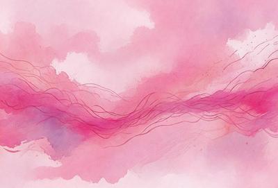 The primary subject of the image is a pink cloud, which is the main focus of the scene. The setting is a pink sky, creating a warm and inviting atmosphere. The visual style is a combination of digital art and illustration, giving the image a unique and artistic appearance. The dominant colors are pink and purple, which contribute to the overall mood of the image.