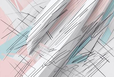 The primary subject of the image is a white drawing or painting, which appears to be a piece of artwork. The setting is a white background, and the visual style is a combination of digital art and illustration. The colors and mood of the image are predominantly white, giving it a clean and minimalist appearance.