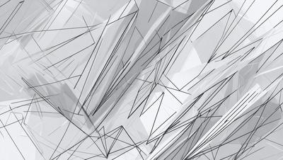 The primary subject of the image is a geometric pattern made up of various shapes, such as triangles and squares. The setting is a white background, which provides a clean and minimalist appearance. The visual style is a combination of digital art and illustration, creating a unique and intricate design. The dominant colors are white and gray, giving the pattern a modern and sophisticated feel.
