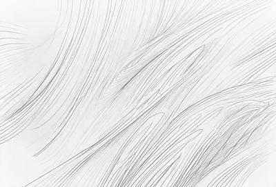 The primary subject of the image is a white drawing of a curved, flowing line. The setting is a white background, which provides a clean and minimalist appearance. The visual style is a hand-drawn illustration, giving the image a more artistic and personal touch. The colors and mood are predominantly white, creating a sense of simplicity and elegance.