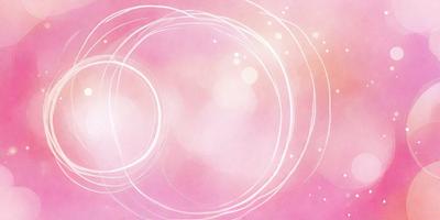 The primary subject of the image is a pink background with a white circle in the center. The setting is a pink background with a white circle in the center. The visual style is a digital art or illustration. The colors and mood are predominantly pink and white, creating a calm and serene atmosphere.