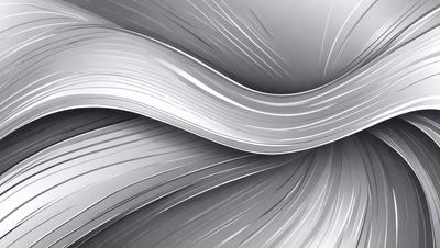 The primary subject of the image is a silver metal sheet, which appears to be a piece of art or a decorative element. The setting is a room with a wall, and the visual style is a close-up of the metal sheet. The colors and mood of the image are predominantly silver and metallic, giving it a sleek and modern appearance.