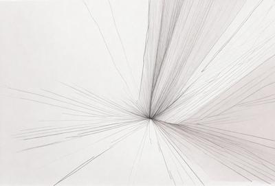 The primary subject of the image is a large, white circle with a black outline. The circle is located in the center of the image, and it appears to be the main focus of the scene. The setting is a white background, which provides a clean and minimalist appearance to the image. The visual style is a combination of digital art and illustration, as the circle is depicted with a black outline, giving it a more artistic and detailed appearance. The colors and mood of the image are predominantly black and white, creating
