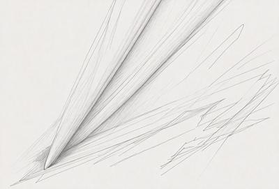 The primary subject of the image is a drawing of an airplane wing. The setting is a white background, and the visual style appears to be a combination of digital art and illustration. The drawing is the main focus of the image, and the overall atmosphere is one of precision and detail.