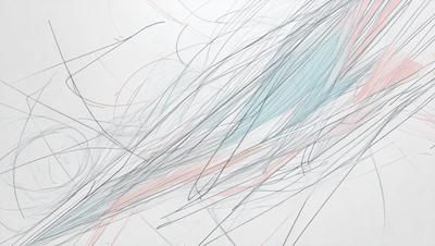 The primary subject of the image is a drawing or painting of a colorful, abstract design. The setting is a white background, which provides a clean and uncluttered appearance. The visual style is a combination of digital art and illustration, as the colors and patterns are intricately detailed. The dominant colors in the image are red, blue, and white, creating a vibrant and lively atmosphere.
