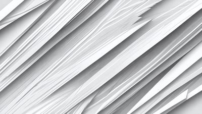 The primary subject of the image is a white paper with a pattern of folded lines. The setting is a white background, and the visual style appears to be a digital art or illustration. The dominant colors are white and gray, creating a clean and minimalist atmosphere.