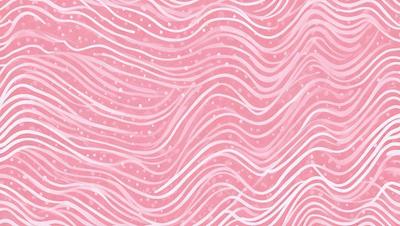 The primary subject of the image is a pink and white wave pattern. The setting is a pink background, which creates a visually striking contrast with the wave pattern. The visual style is a combination of digital art and illustration, giving the image a unique and artistic appearance. The dominant colors are pink and white, creating a warm and inviting atmosphere.