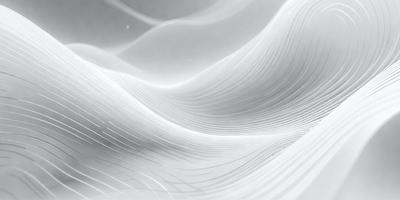 The primary subject of the image is a white, flowing, and swirling pattern. The setting is a white background, which creates a clean and minimalist appearance. The visual style is a combination of digital art and illustration, as the pattern appears to be a digital creation. The colors and mood are predominantly white, giving the image a calm and serene atmosphere.