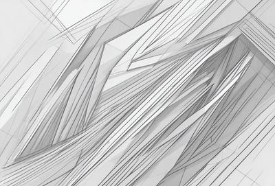 The image is a black and white drawing of a geometric pattern. The primary subject is the intricate design, which is the main focus of the image. The setting is a white background, which provides a clean and minimalist appearance. The visual style is a combination of digital art and illustration, as the pattern is created using a computer or other digital tools. The colors and mood of the image are predominantly black and white, giving it a classic and timeless feel.