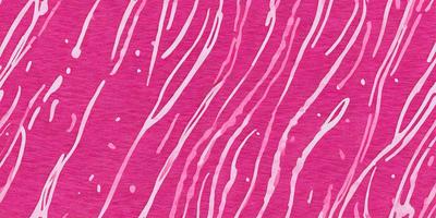 The primary subject of the image is a pink and white zebra pattern. The setting is a pink background, which creates a visually striking contrast with the zebra pattern. The visual style is a combination of a photo and digital art, as the zebra pattern appears to be a digital creation. The dominant colors are pink and white, creating a warm and vibrant atmosphere.