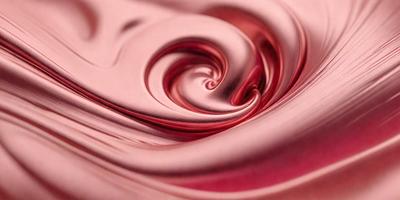 The primary subject of the image is a close-up of a pink, swirling pattern. The setting is a pink background, which adds to the overall mood of the image. The visual style appears to be a combination of a photo and a digital art or illustration, as the swirling pattern is both detailed and visually appealing. The colors and mood of the image are predominantly pink, creating a warm and inviting atmosphere.