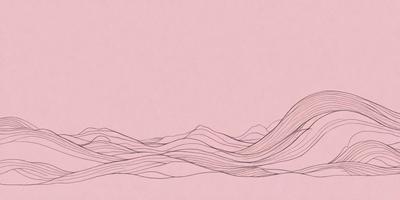 The primary subject of the image is a wave, which is depicted as a pattern or a drawing. The wave is the main focus of the image, and it is set against a pink background. The visual style of the image is a combination of digital art and illustration, giving it a unique and artistic appearance. The colors and mood of the image are predominantly pink, creating a warm and inviting atmosphere.